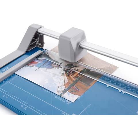 Taglierina a rullo Dahle Hobby con pressino automatico max 6 fogli - luce 460-0,6 mm blu - R900508